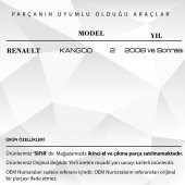 Renault Kangoo 2 için Koltuk Ayar Kolu - Sağ Taraf - 2