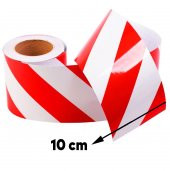 Reflektörlü Fosforlu Şerit Bant 10 cm 1 Metre İkaz Bandı - 2
