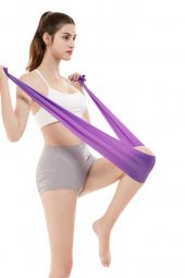 Telvesse Pilates Bandı Yoga Egzersiz Esneme Spor Bandı Yeşil - 8