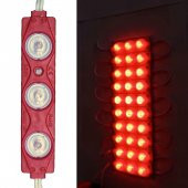 12V 3 Ledli Mercekli Modül Led Renkli 1.5W (1 Adet) - 2