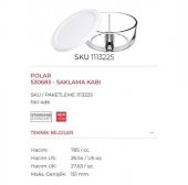 Paşabahçe 530683 YEŞİL Polar Bölmeli Cam Saklama Kabı 4 Adet - 2