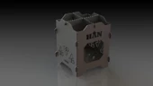 Metal Ateş kutusu Kamp Ateş Kutusu - 3