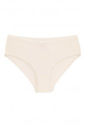 12 Adet Yıldız Bayan Likralı Dantelli Bato Külot Ekru 3752 thumbnail 1