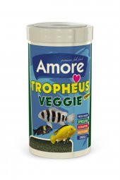Tropheus Veggie Chips 250ml Green Algae Ve Spirulina Akvaryum Balık Yemi 100gr - 1