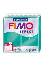 Fimo Effect Polimer Kil 57gr. Green Vert Şeffaf Yeşil - 1