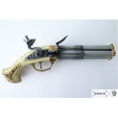 Dekoratif Denix-DÖNER 3 NAMLULU TABANCA, FRANSA 18. C. thumbnail 1