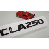 CLA 250 Bagaj Parlak Siyah ABS 3M 3D Yazı Logo - 1