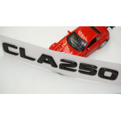 CLA 250 Bagaj Parlak Siyah ABS 3M 3D Yazı Logo - 4