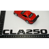 CLA 250 Bagaj Parlak Siyah ABS 3M 3D Yazı Logo - 5