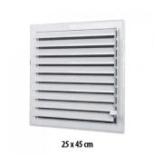 Beyaz Plastik Menfez (Panjur) 25x45 - 1