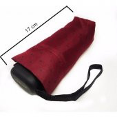 Bordo Mini Cep Boy Şemsiye 17 Cm - 3
