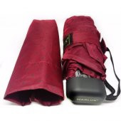 Bordo Mini Cep Boy Şemsiye 17 Cm - 4