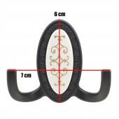 Vestiyer Duvar Askısı Dolap Elbise Askılığı Mat Siyah Metal Askı thumbnail 3