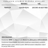 Nissan Qashqai için Cam Kriko Motoru Sağ-Sol - 2
