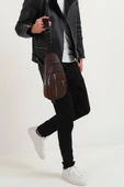 Bagorama SUOMY Unisex Deri Bodybag Sırt, Omuz, Çapraz Askılı Çanta - 2
