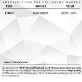 Ford Ranger için Cam Kriko Motoru Sağ-Sol - 8