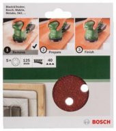 Bosch Makine Zımparası 125mm Zımpara 40K 5Li 2.609.256.A22 - 1