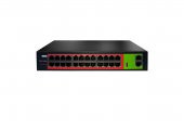 Uranium POE-2420-300W 24 Port 10/100 2x Gigabit Rj45 Uplink 300w Poe Switch - 1