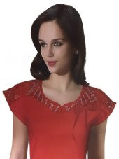 Kadın Nakışlı Sıfır Kol Atlet B349 thumbnail 2