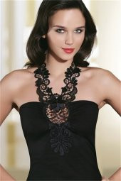 Şahinler Güpürlü Straples Atlet B378 thumbnail 1