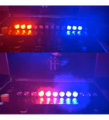 S12 Ledli Cam Içi Vantuzlu Lamba Kırmızı - Beyaz - Mavi - 2
