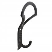 Portmanto Vestiyer Duvar Askısı Metal Dolap Askılığı Siyah 5 ADET - 2