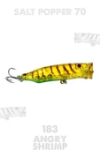Fujin Salt Popper 70 mm 9.5 Gr Su Üstü Maket Balık - 4