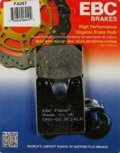 1998-2001 Yamaha Yzf R1 Arka Fren Balatası Ebc Fa267 Bala - 1