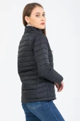 Kinetix SN659 Basıc Padded Coat Siyah Günlük Kadın Şişme Mont - 2