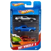 Hot Wheels Üçlü Araba Seti - Geniş Ürün Yelpazesi, Oyuncak Araba Koleksiyonu, 1:64 Ölçek K5904 - 5