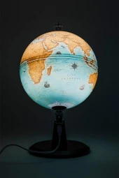 Gürbüz Yayınları Işıklı Antik Dünya Küresi Modern Seri 30 cm USB Kablo Hediyeli thumbnail 3