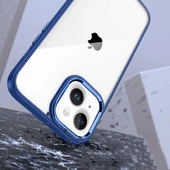 Apple iPhone 14 Kılıf Zore Flora Buton,Kenar Çevresi Renkli Kılıf thumbnail 8