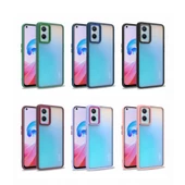 Oppo A96 4G Kılıf Zore Flora Buton,Kenar Çevresi Renkli Kılıf thumbnail 9