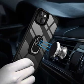 iPhone 14 Kılıf Mola Kenar Köşe ve Yüzük Kısımları Renkli Kılıf thumbnail 6