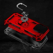 Apple iPhone 14 Pro Max Kılıf Vega Yüzüklü Standlı Zırh Kılıf thumbnail 11