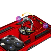 Apple iPhone 14 Pro Max Kılıf Vega Yüzüklü Standlı Zırh Kılıf thumbnail 10