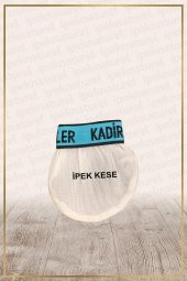 Lastikli İpek Kese Yüz Kesesi - 1
