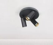 MYLİGHTS MAT SİYAH ÜÇLÜ LED AVİZE HAREKETLİ BAŞLIK GÜN IŞIĞI LED AMPULLÜ PANASONİC MARKA LEDLİ - 1