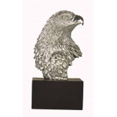 WISE Veronese Serisi-WISE STANDLI KARTAL BAŞI GRİ-18*9*9 CM. - 1