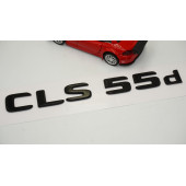 CLS 55d Bagaj Parlak Siyah ABS 3M 3D Yazı Logo - 3