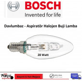 Bosch Davlumbaz / Aspiratör 28 Watt Halojen Ampul / Lamba (2 Adet) 28 watt E14 - 1