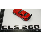 CLS 260 Bagaj Parlak Siyah ABS 3M 3D Yazı Logo - 5