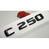 C 250 Bagaj Parlak Siyah ABS 3M 3D Yazı Logo - 1