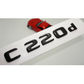 C 220d Bagaj Parlak Siyah ABS 3M 3D Yazı Logo - 1