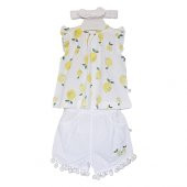 Caramell Bebek Takımı - 3 lü - TKK6177 - Lemon - Beyaz - 1