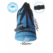 SEVBAGS 600 DENYE ÇİZGİLİ SİLİNDİR SPOR SEYAHAT ÇANTASI - 3