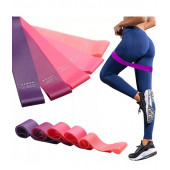 5 Farklı Direnç Seviyesine Sahip'' Dirençli Fitness Pilates Egzersiz Bantları. - 1