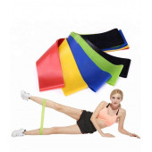 Pilates Bandı Plates Egzersiz Direnç Lastiği 5'li Set - 7