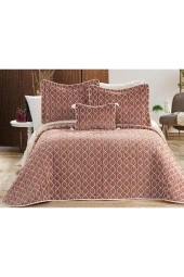 Brillance Çift Kişilik Yatak Örtüsü Gülkurusu thumbnail 3