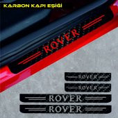 ANLCOMPANY Rover 45 Karbon Kapı Eşiği Oto Sticker 4 Adet - 1
